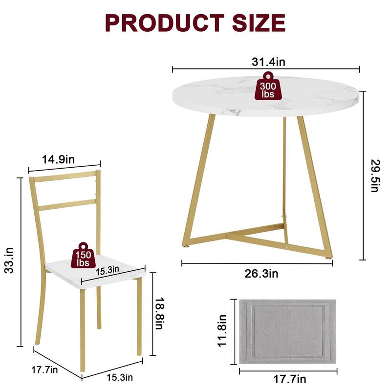 Dining Table Set of 2