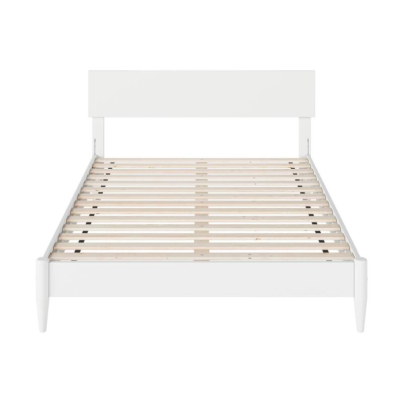 Aria Solid Wood Modern Low Profile Platform Bed