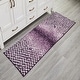 preview thumbnail 44 of 123, Better Trends 100% Micro Polyester Knitted Bathroom Rugs - Casablanca Collection with Chevron Pattern, Machine Washable Bath Mat