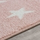 preview thumbnail 6 of 18, Kids Rug with Stars for Nursery Starry Sky in grey, pink and green