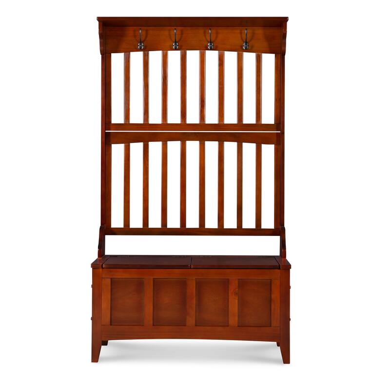 Copper Grove Yellowstone Entryway Hall Tree Storage Bench