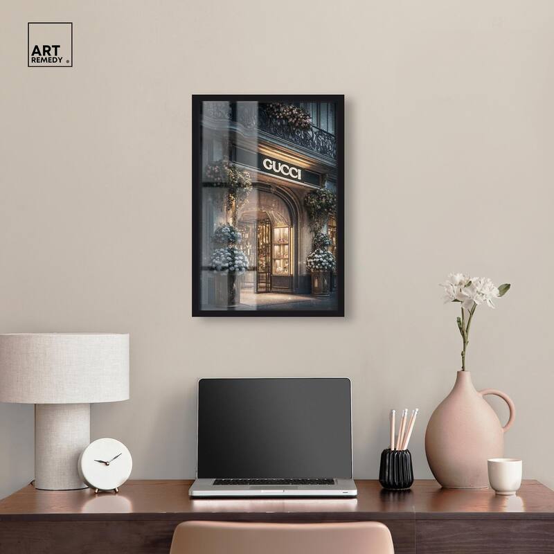 Illuminated Luxury Store Shadowbox by Art Remedy