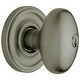 preview thumbnail 14 of 13, Baldwin Egg Style Single Cylinder Keyed Entry Door Knob Set with Egg Antique Nickel