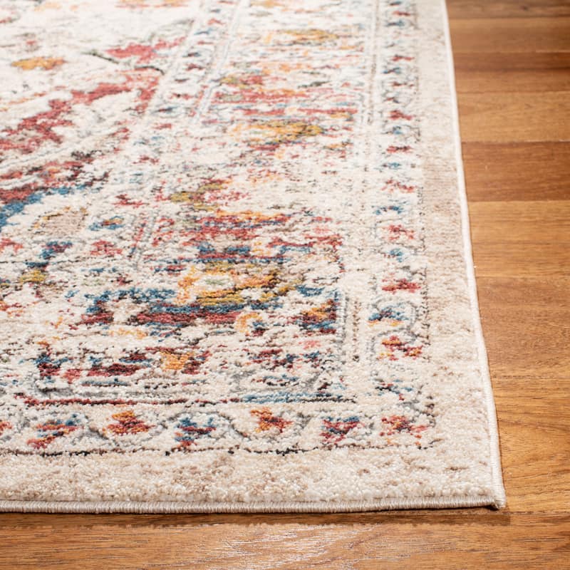SAFAVIEH Berthilde Vintage Medallion Polyester Rug