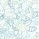 preview thumbnail 1 of 3, Arm of Casso Multi Cool Floral Sequence Peel & Stick Wallpaper
