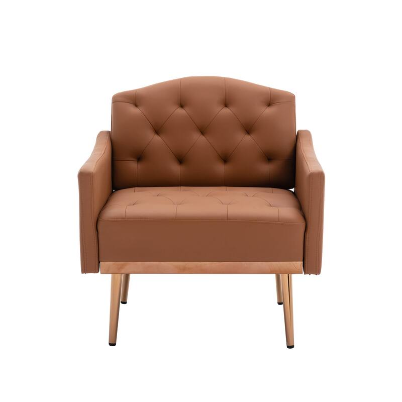 Tufted Decorative Fabric Armchair
