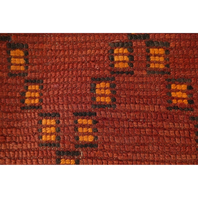 Tribal Moroccan Oriental Area Rug Wool Hand-knotted Office Carpet - 5'8" x 10'3"