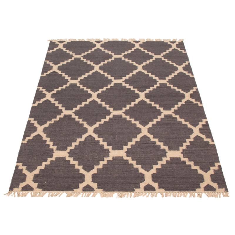 Ankara FW Grey Kilim 5'1" x 7'3" - 5'1 x 7'3