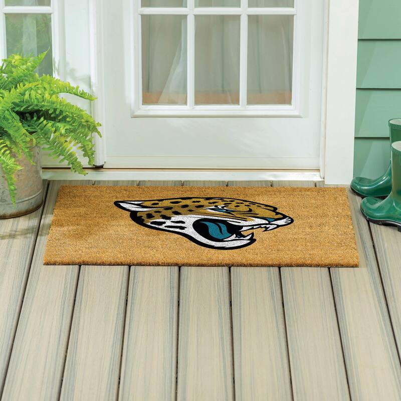Jacksonville Jaguars Full Color Indoor/Outdoor Coir Mat
