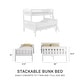 preview thumbnail 14 of 15, Avenue Greene Hamilton Twin over Full Wood Bunk Bed