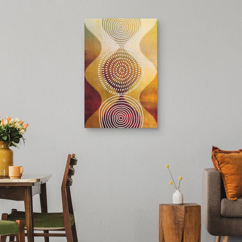 Sleek Tribal by Nikki Chu Canvas Art Print