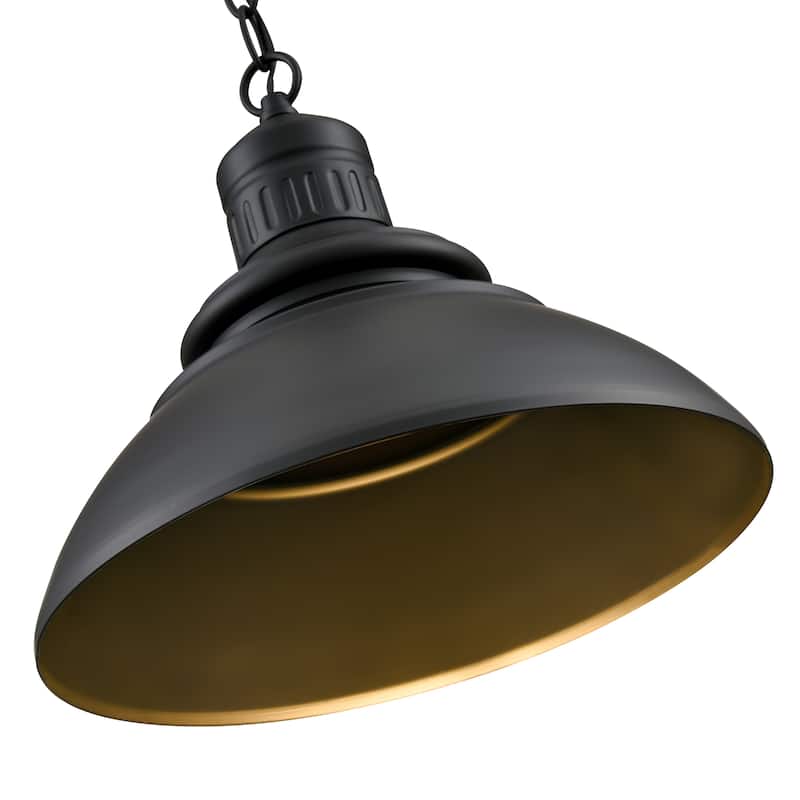 Adda Outdoor Hanging Lantern Powder Coated Black - Powder Coated Black