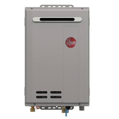 Rheem RTG-95XELP-3 High Efficiency Non-Condensing Outdoor Tankless Liquid Propane Water Heater, 9.5 GPM, Built in WiFi