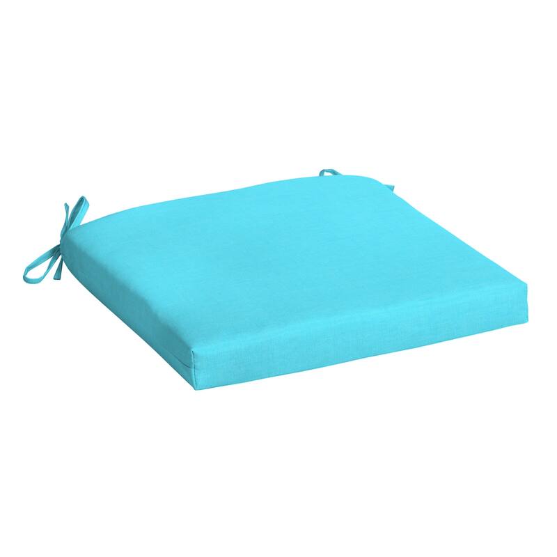 ARDEN Outdoor 18 x 19 in. Seat Pad - Pool Blue Leala