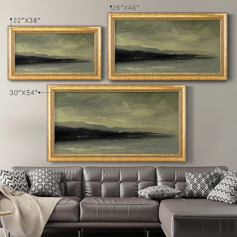 Coastal Dawn Premium Framed Canvas- Ready to Hang