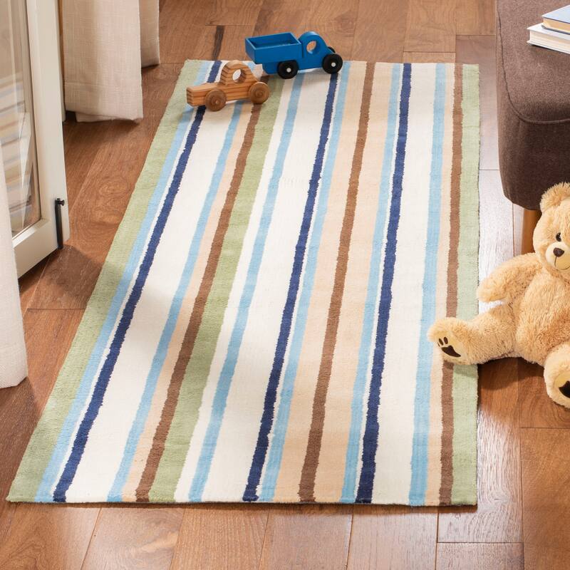 SAFAVIEH Kids Venia Cotton Rug - 2'3" x 7' Runner - Multi - Runner
