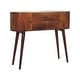 preview thumbnail 2 of 6, Artisan Furniture Solid Wood Grove Chestnut Console Table