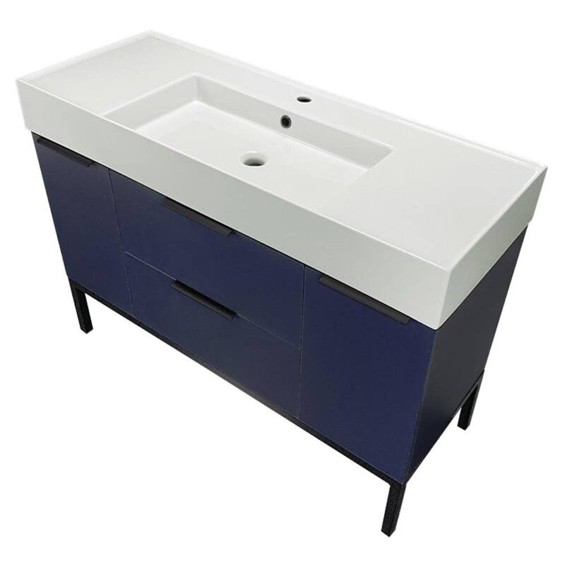 Nameeks Derin-4818-C Derin 48" Free Standing Single Basin Vanity Set