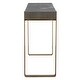 preview thumbnail 5 of 4, Rectangular Console Table with Strap Legs - 60" - Gray and Gold