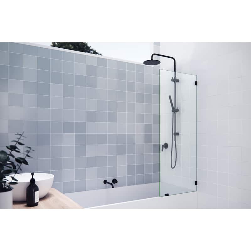 Glass Warehouse GW-BF-24 Vela 58-1/4" High x 24" Wide Shower Screen