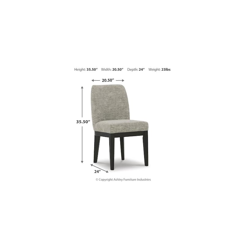 Signature Design by Ashley Burkhaus Dark Brown/Beige 10-Piece Dining Package