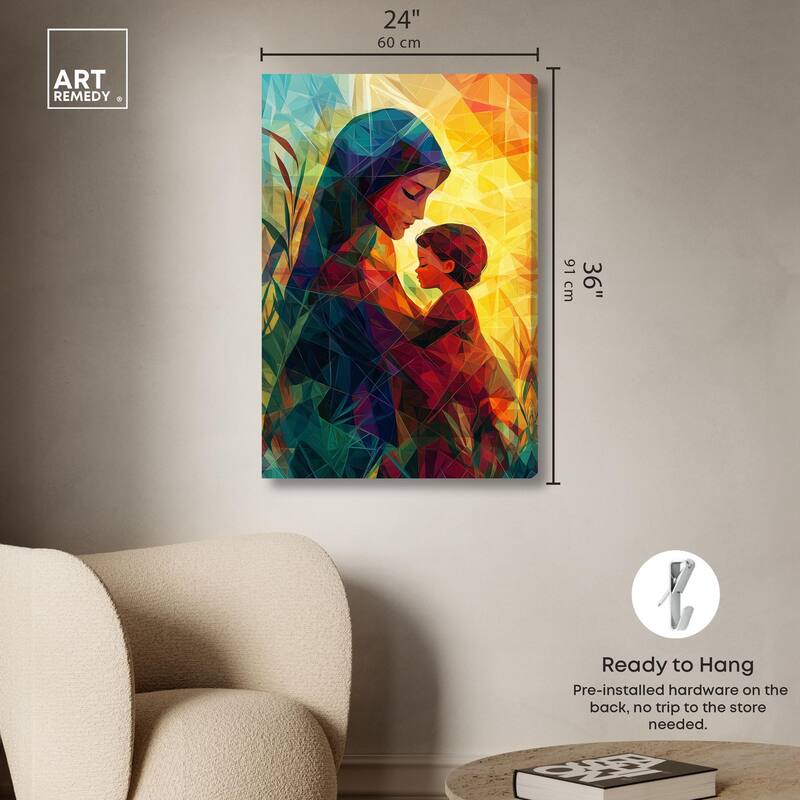 Facet of Feeling Canvas by Art Remedy, Gallery Wrapped