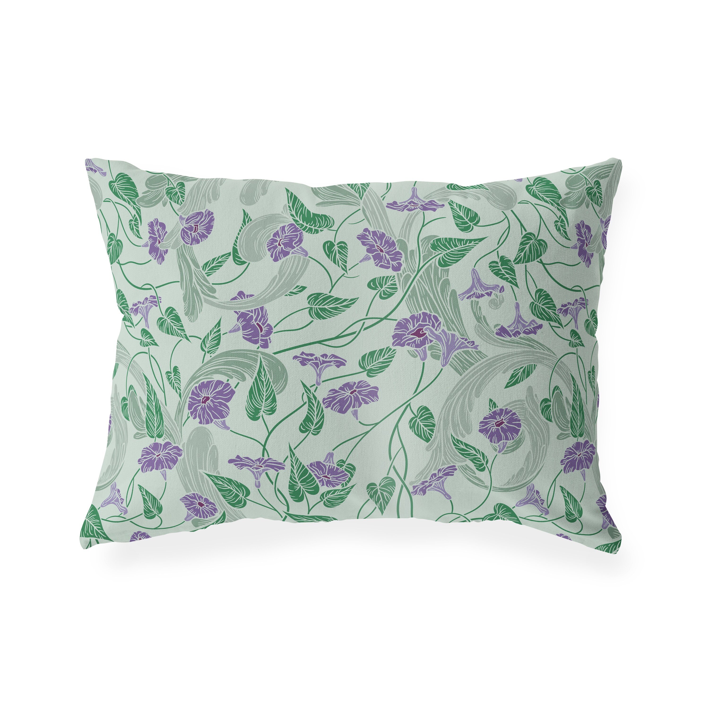 FLORA GREEN Lumbar Pillow By Kavka Designs Bed Bath Beyond