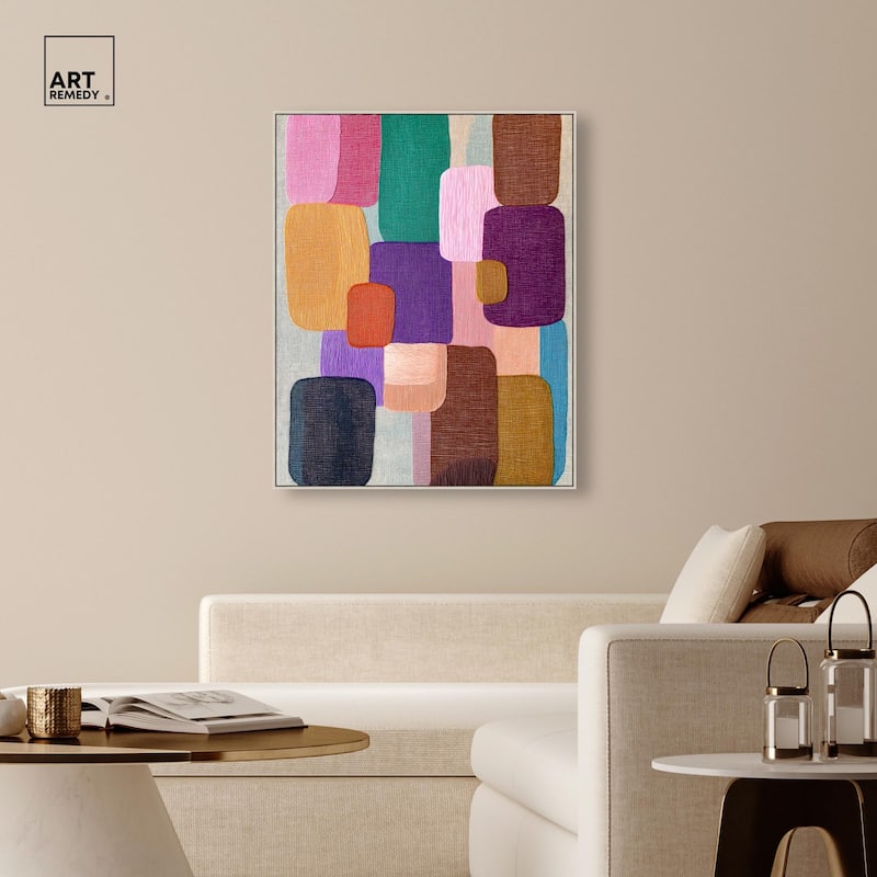 Color Block Cadence I Canvas by Art Remedy