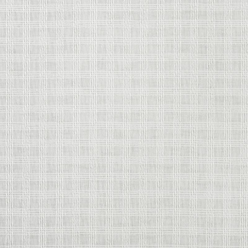 No. 918 Tayen Slub Windowpane Semi-Sheer Rod Pocket 1-Piece Kitchen Curtain Valance - 54" x 15"