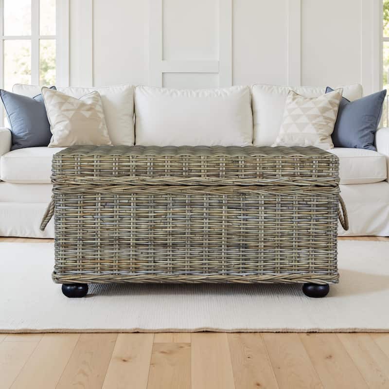 Bauer Kubu Rattan Storage Trunk