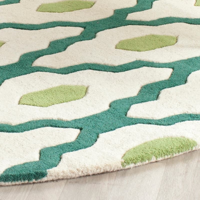 SAFAVIEH Handmade Chatham Sutapa Modern Moroccan Wool Rug
