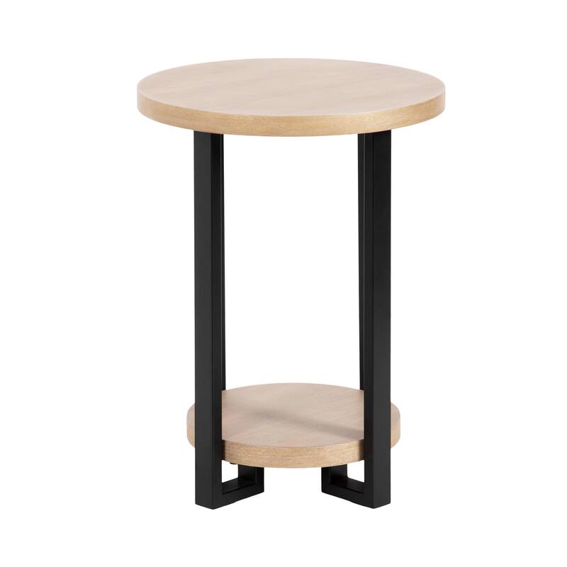 Kate and Laurel Hendricks Round Side Table - 19x19x24