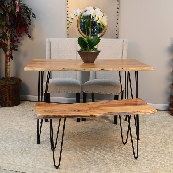 Mila Live Edge Dining Table. Opens flyout.