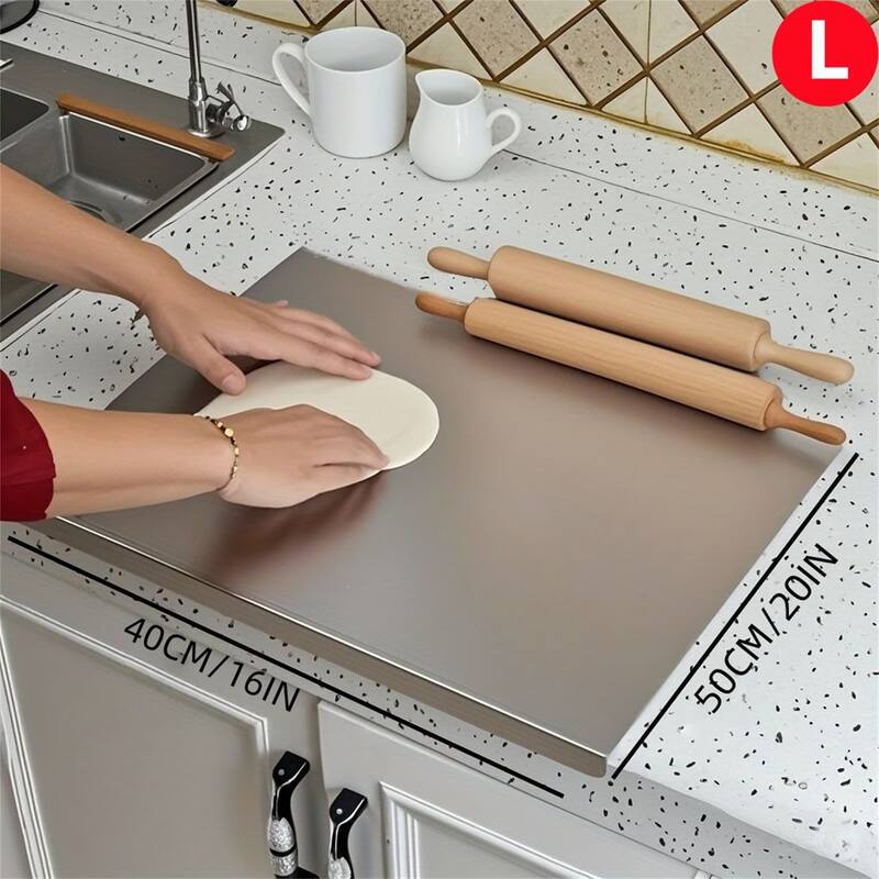 40CM*50CM Premium Stainless Steel Cutting Board for Kitchen