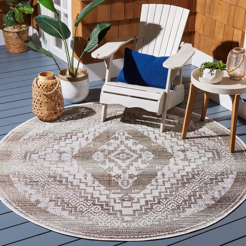 SAFAVIEH Havana Miny Indoor/ Outdoor Waterproof Geometric Rug