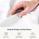 preview thumbnail 3 of 33, Delara 100% Organic Cotton Percale Weave Sheet, Flat Sheet, 400 Thread Count GOTS Certified
