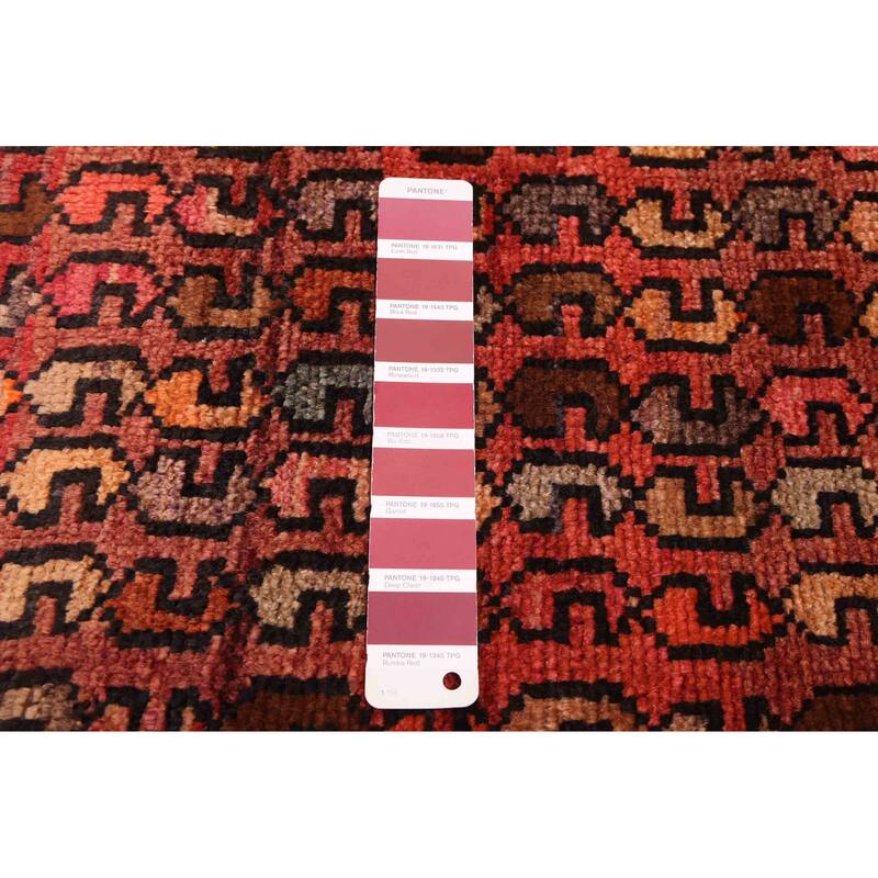 ECARPETGALLERY Hand-knotted Melis Light Red Wool Rug - 4'7 x 9'2