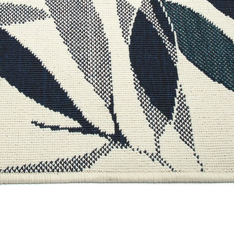 Pianta Collection Rectangle Indoor-Outdoor Throw Rug