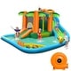 preview thumbnail 2 of 11, Costway Inflatable Water Slide Park Kid Bounce House Splash Pool with - See Details