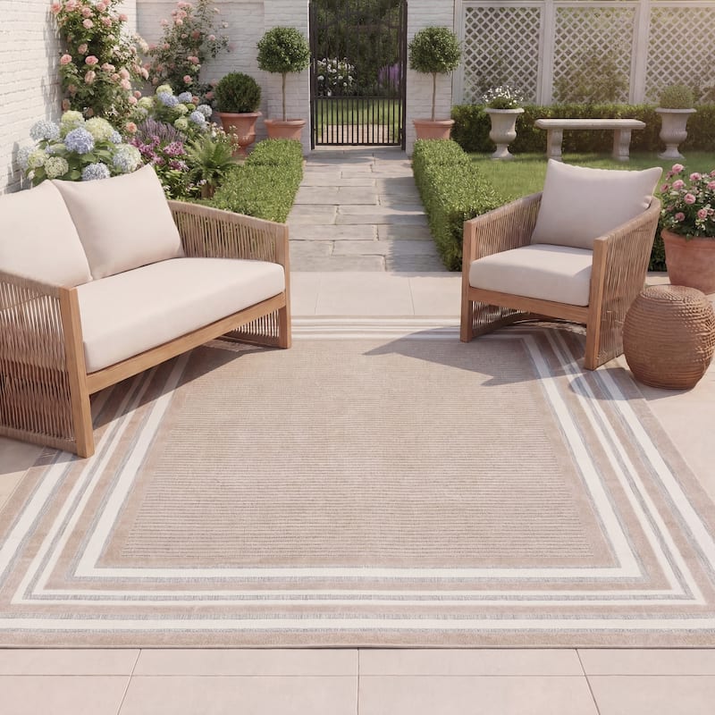 SAFAVIEH Cabana Pratima Indoor/Outdoor Waterproof Patio Backyard Rug