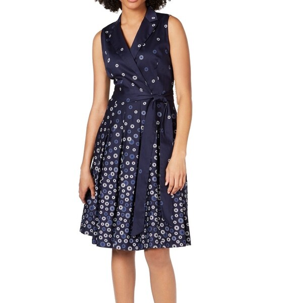 anne klein navy dress
