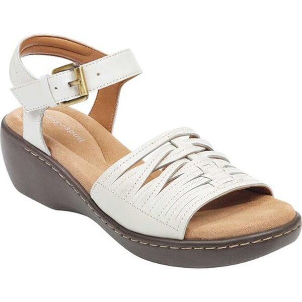 easy spirit womens white sandals