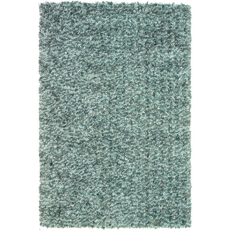 Addison Alpha Lavish Variegated Shag Area Rug - 3'6"X5'6" - Blue
