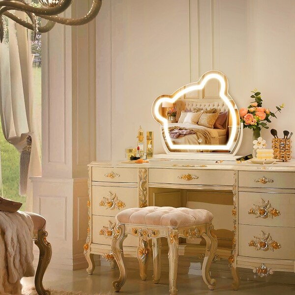 Cute vanity mirror with lights sale
