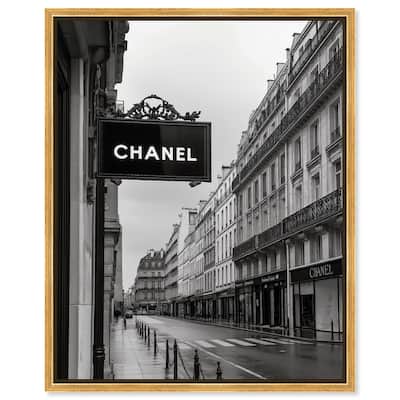 Parisian Fashion Star Canvas by Art Remedy