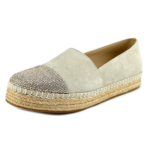 Steve Madden Pulsse Women Round Toe Suede Nude Espadrille