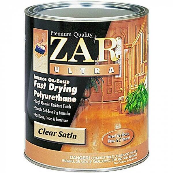 Shop Zar 32912 Ultra Interior Oil Based Fast Drying Polyurethane Satin 1 Qt Free Shipping On Orders Over 45 Overstock 24329862