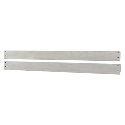 Timber Ridge 75" Wide Wood Full Size Bed Rails, Weathered Washed Sierra