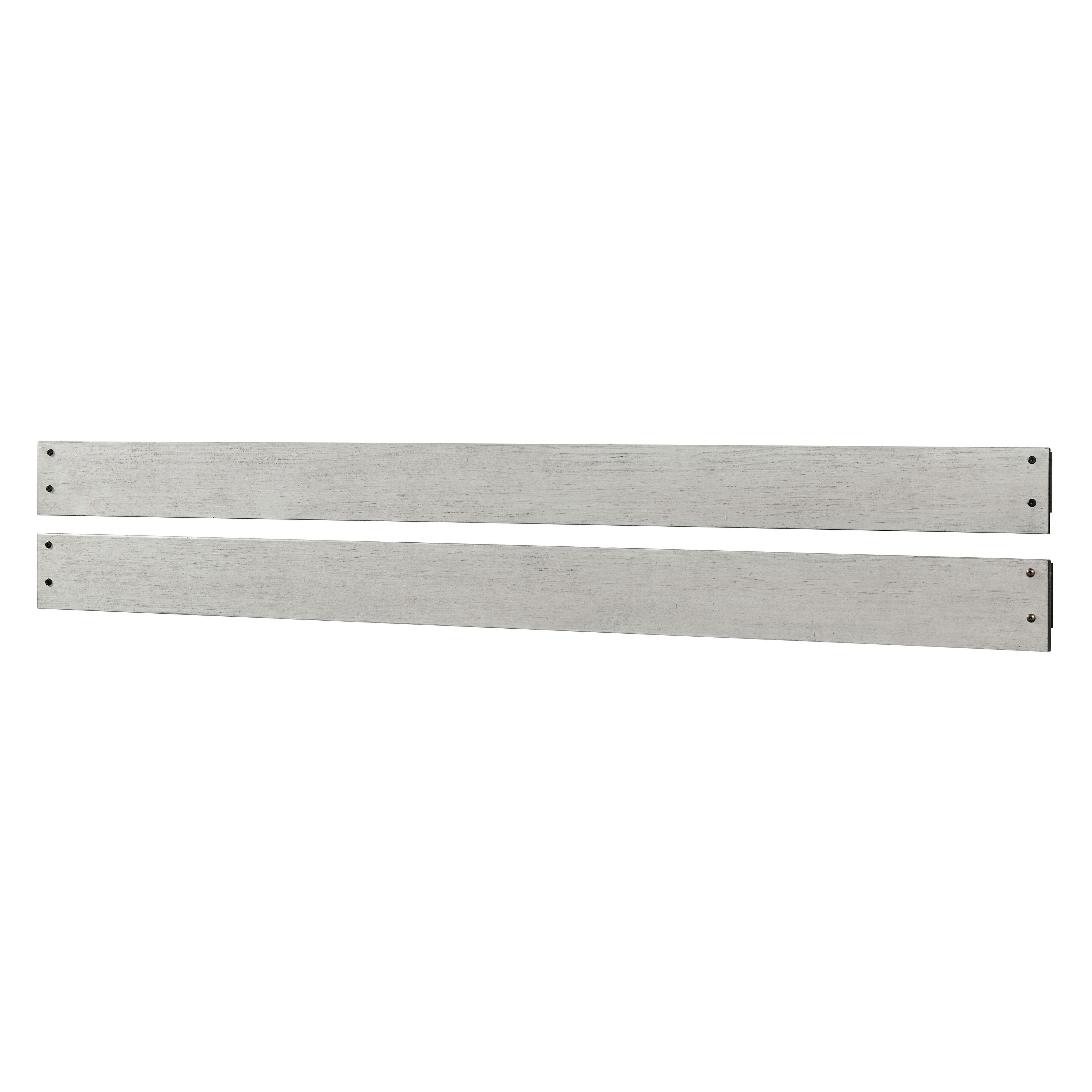 Timber Ridge 75" Wide Wood Full Size Bed Rails, Weathered Washed Sierra