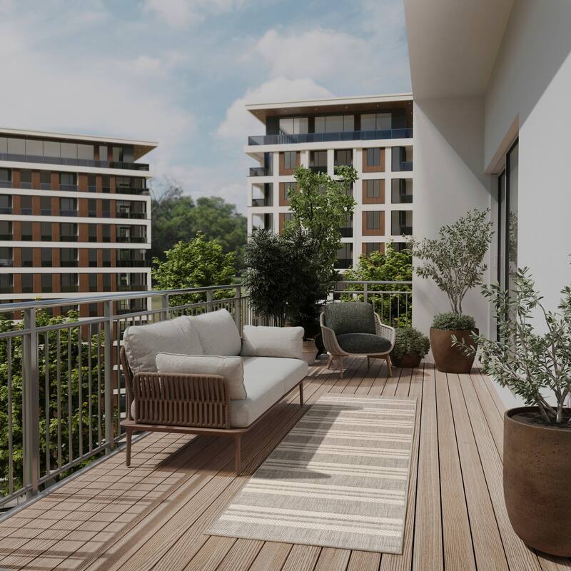 Nourison Horizon Indoor/Outdoor Modern Rug